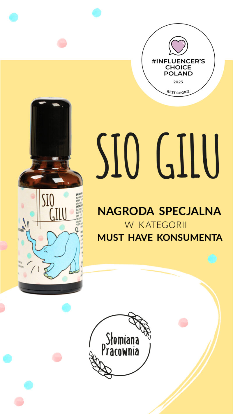 Naturalny Olejek na katar przeziębienie SIO GILU Dla Dzieci od 1 roku, 30ml - obrazek 9