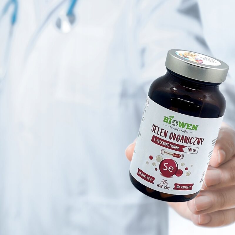 Biowen Selen organiczny L-selenometionina 100 kap Vege - obrazek 3