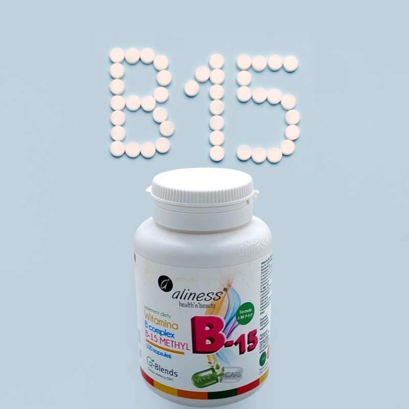 Aliness Witamina B Complex B-15 Methyl kapsułki 100 szt. Folian 4 generacji - obrazek 4