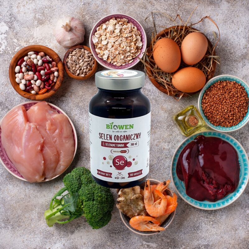 Biowen Selen organiczny L-selenometionina 100 kap Vege - obrazek 2