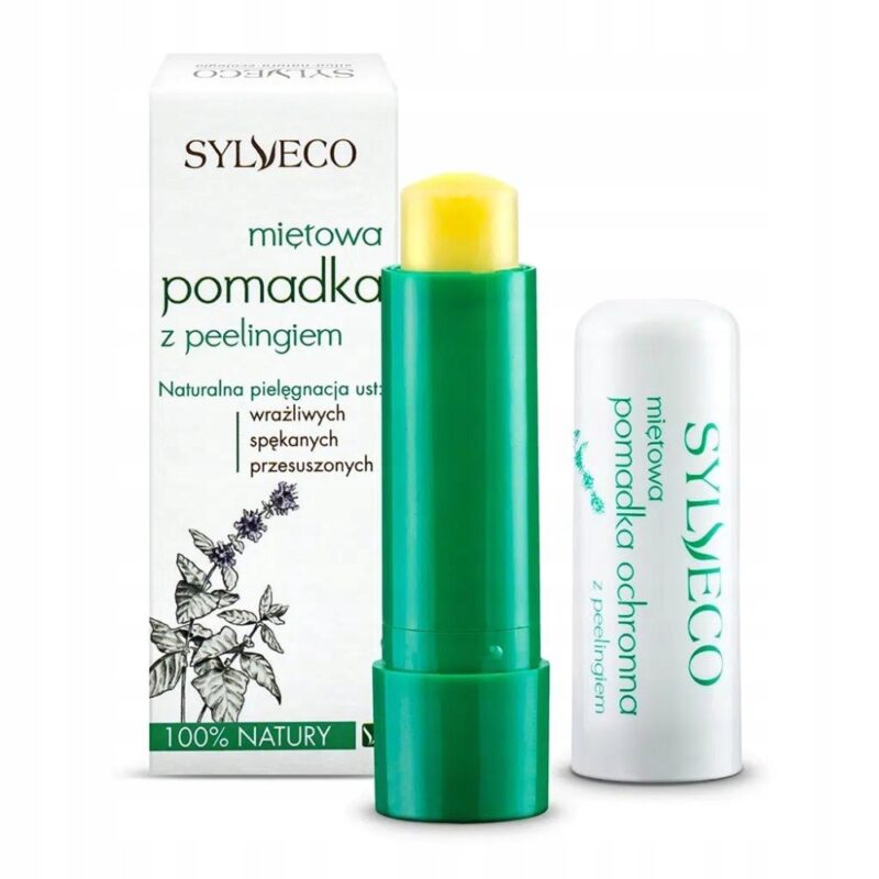 SYLVECO Miętowa pomadka z peelingiem 4,6 g Wygładza i Nawilża - obrazek 3