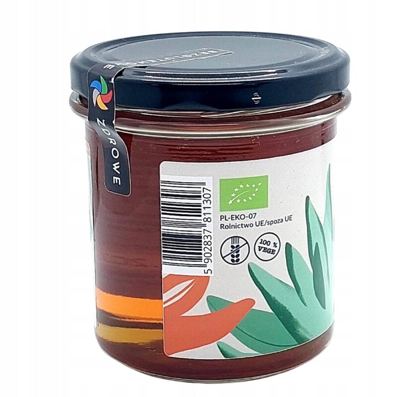 Syrop z agawy BIO Pięć Przemian 380g 100% Naturalny do deserów i naleśników - obrazek 4