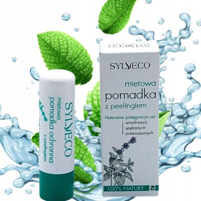 SYLVECO Miętowa pomadka z peelingiem 4,6 g Wygładza i Nawilża