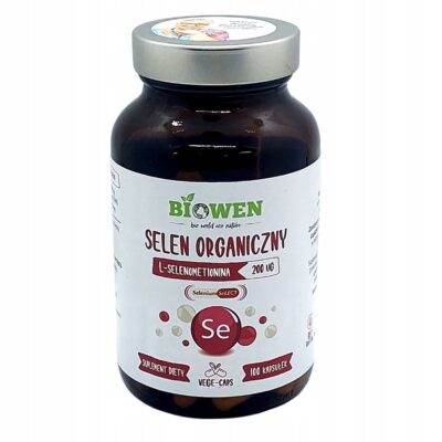 Biowen Selen organiczny L-selenometionina 100 kap Vege