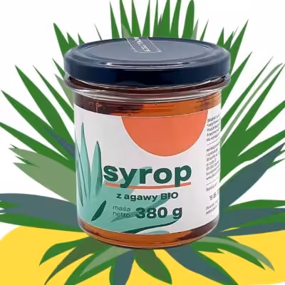 Syrop z agawy BIO Pięć Przemian 380g 100% Naturalny do deserów i naleśników