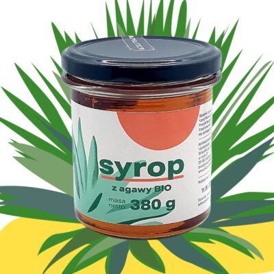 Syrop z agawy BIO Pięć Przemian 380g 100% Naturalny do deserów i naleśników