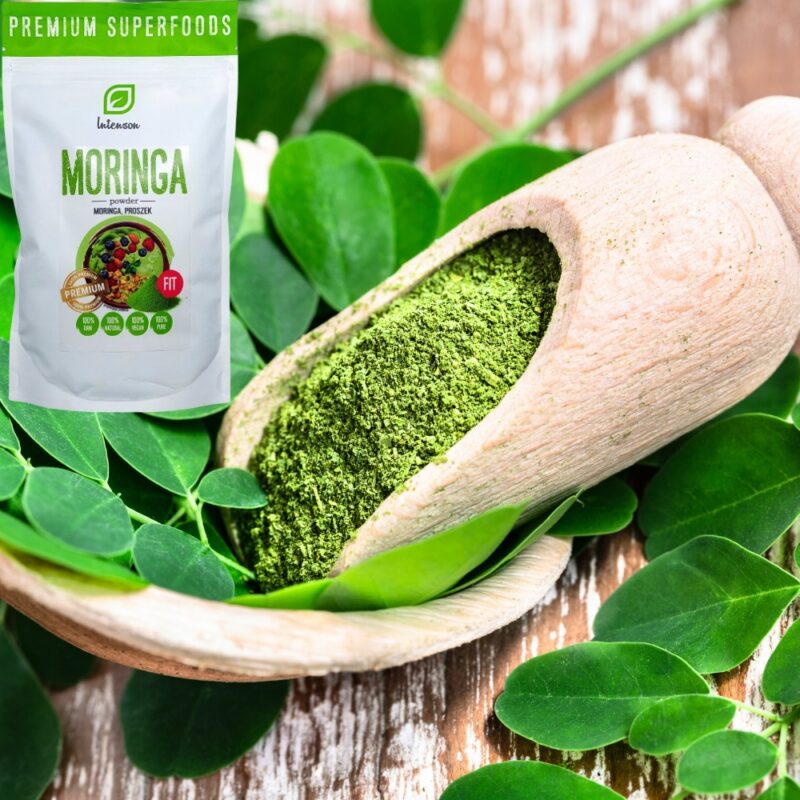 Moringa olejodajna Intenson 150g Superfoods pomaga obniżyć cholesterol - obrazek 2