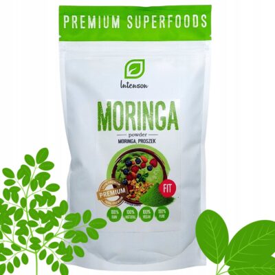 Moringa olejodajna Intenson 150g Superfoods pomaga obniżyć cholesterol