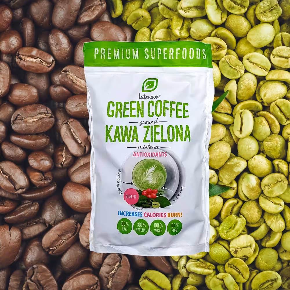 Kawa zielona mielona Intenson 250 g Antyoksydant nie podrażnia żołądka - obrazek 3