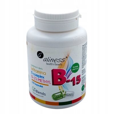 Aliness Witamina B Complex B-15 Methyl kapsułki 100 szt. Folian 4 generacji