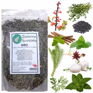 Zielarnia Suwalska – Autorska Mieszanka Ziołowa „SIBO” 250g