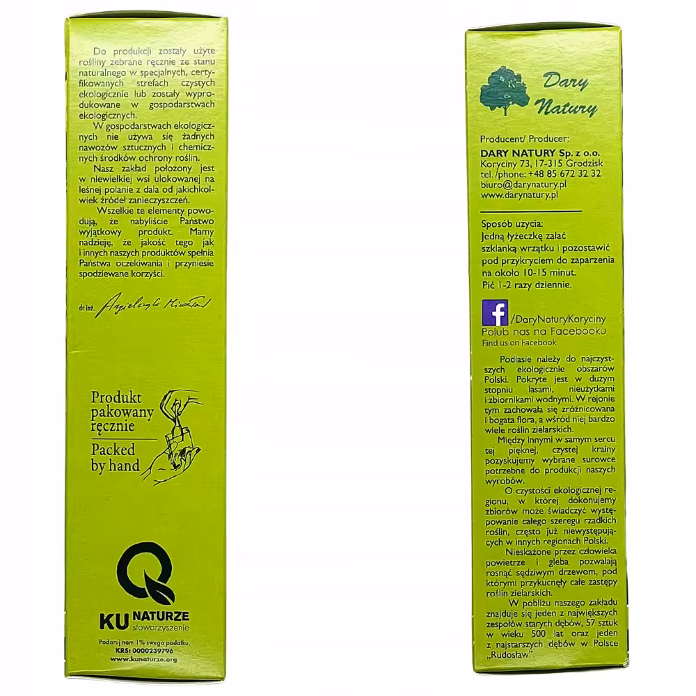 Dary Natury Herbata regulująca trawienie 50g Ekologiczna - obrazek 7