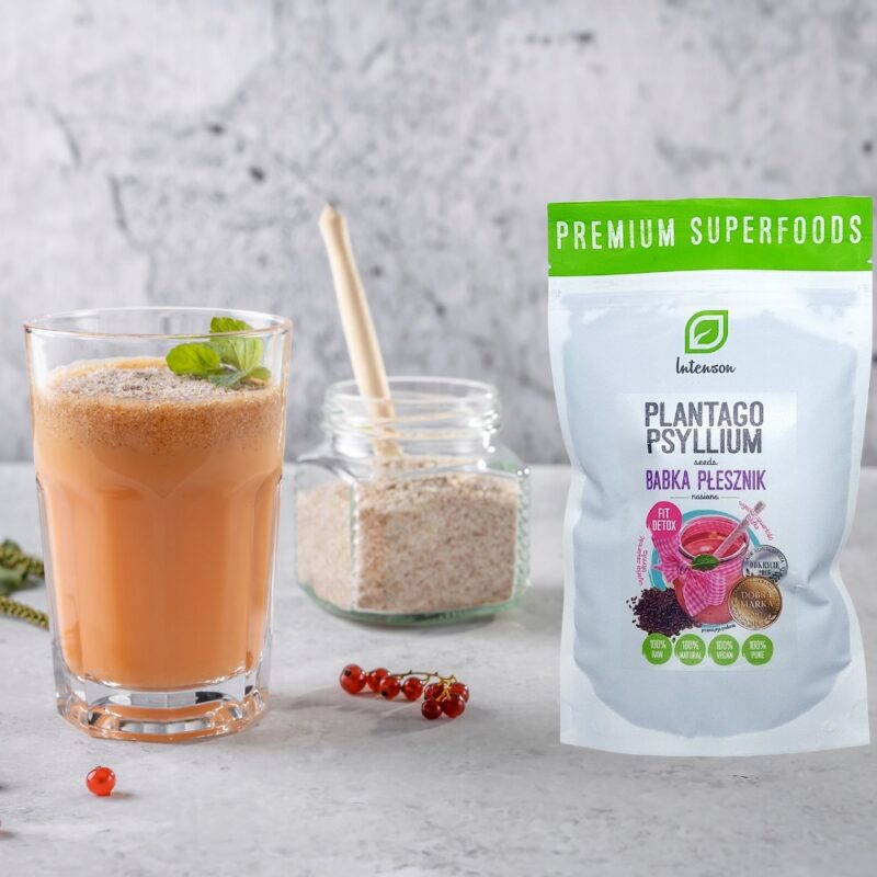 Intenson Nasiona babki płesznik 200g Błonnik pokarmowy - obrazek 2