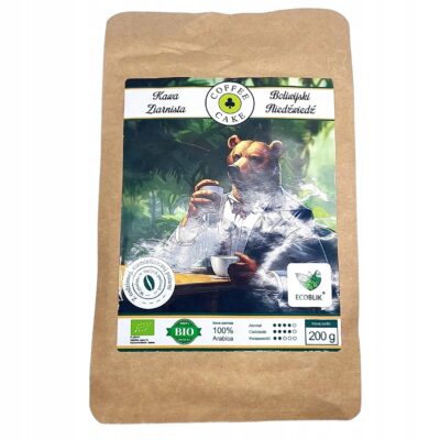 Ecoblik Kawa ziarnista Arabica 100% EKO BOLIWIJSKI NIEDŹWIEDŹ 200g