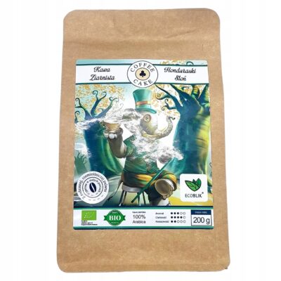 Ecoblik Kawa ziarnista Arabica 100% EKO HONDURASKI SŁOŃ 200g