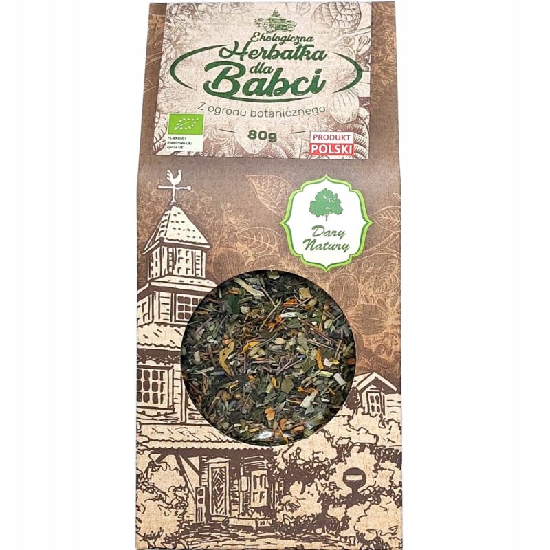 Dary Natury Herbata z ogrodu botanicznego dla Babci 80g EKO