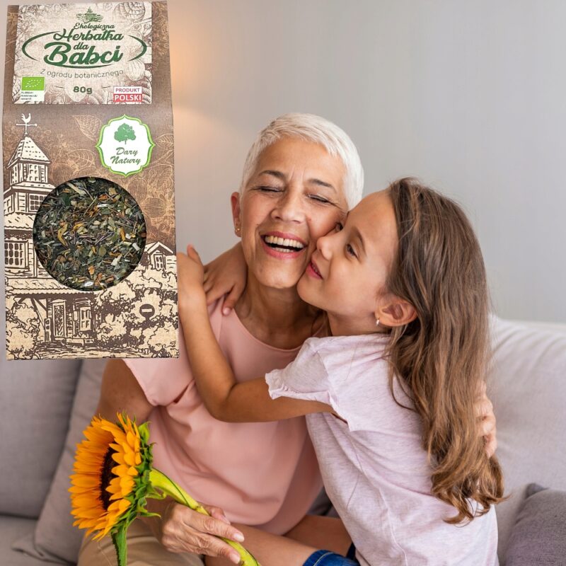 Dary Natury Herbata z ogrodu botanicznego dla Babci 80g EKO - obrazek 3