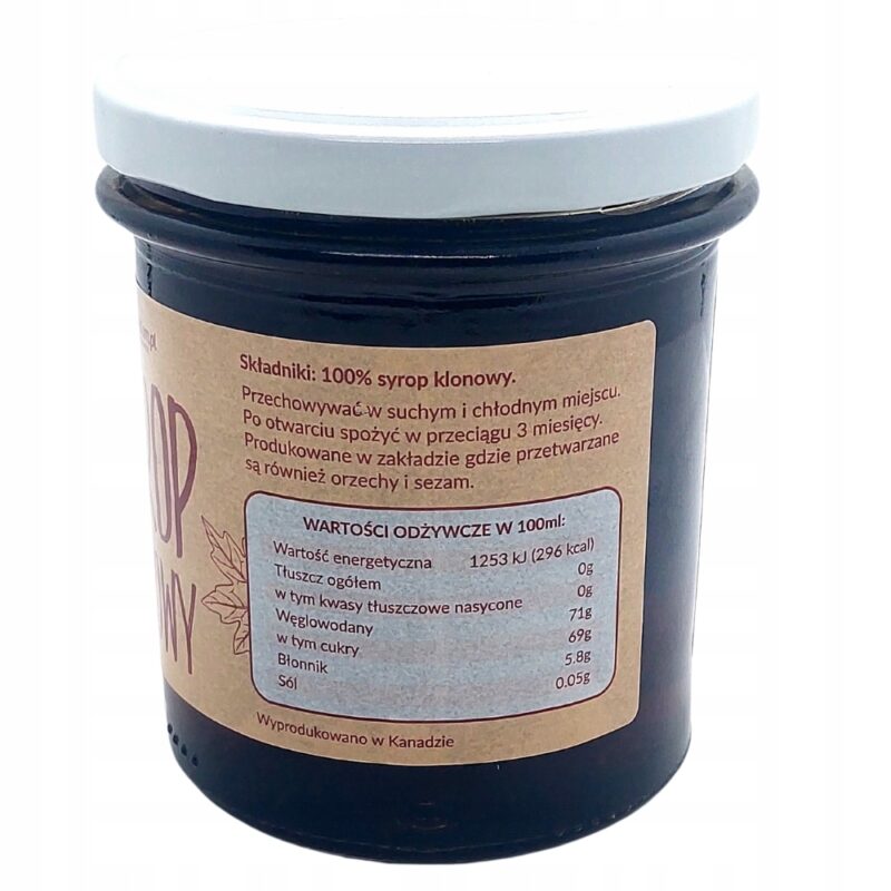 Syrop Klonowy 400g(300ml) Krukam Wyjątkowy smak - obrazek 5