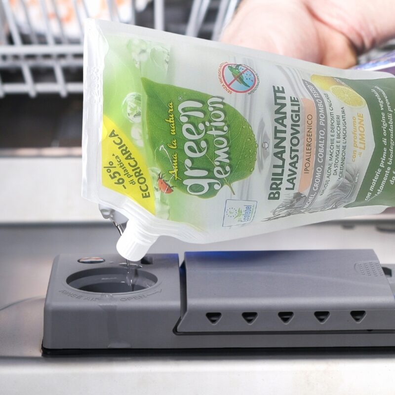 Ekologiczny płyn nabłyszczający do zmywarek cytrynowy Green Emotion 0,5 l - obrazek 4