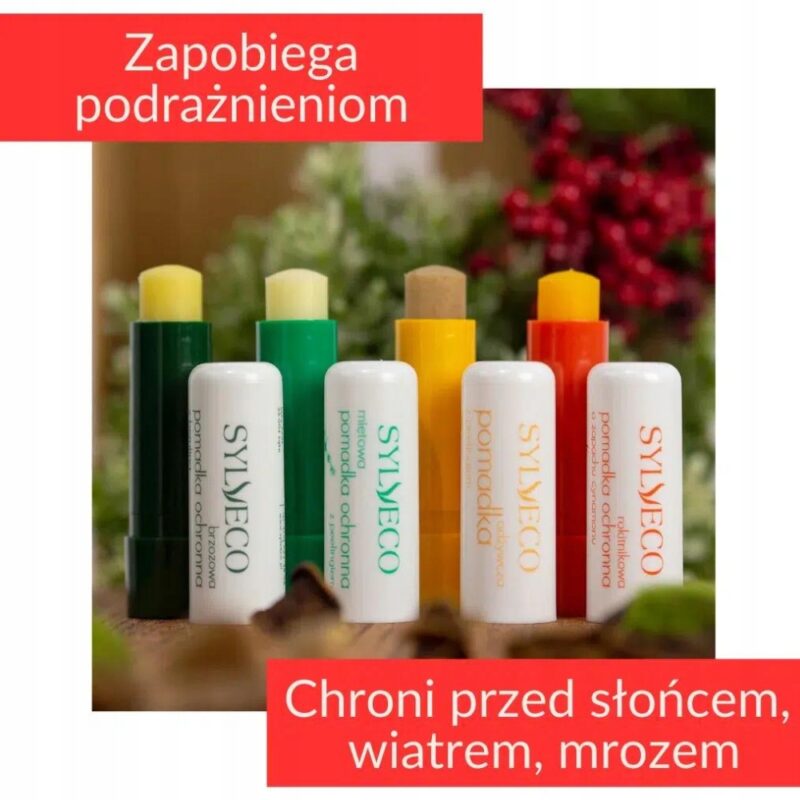 SYLVECO Rokitnikowa pomadka ochronna o zapachu cynamonu Chroni i regeneruje - obrazek 4
