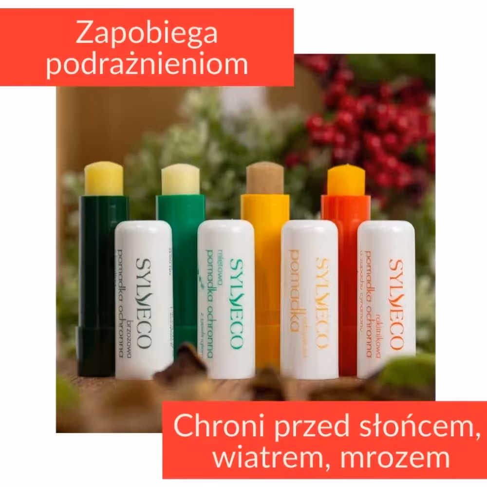 SYLVECO Rokitnikowa pomadka ochronna o zapachu cynamonu Chroni i regeneruje - obrazek 4