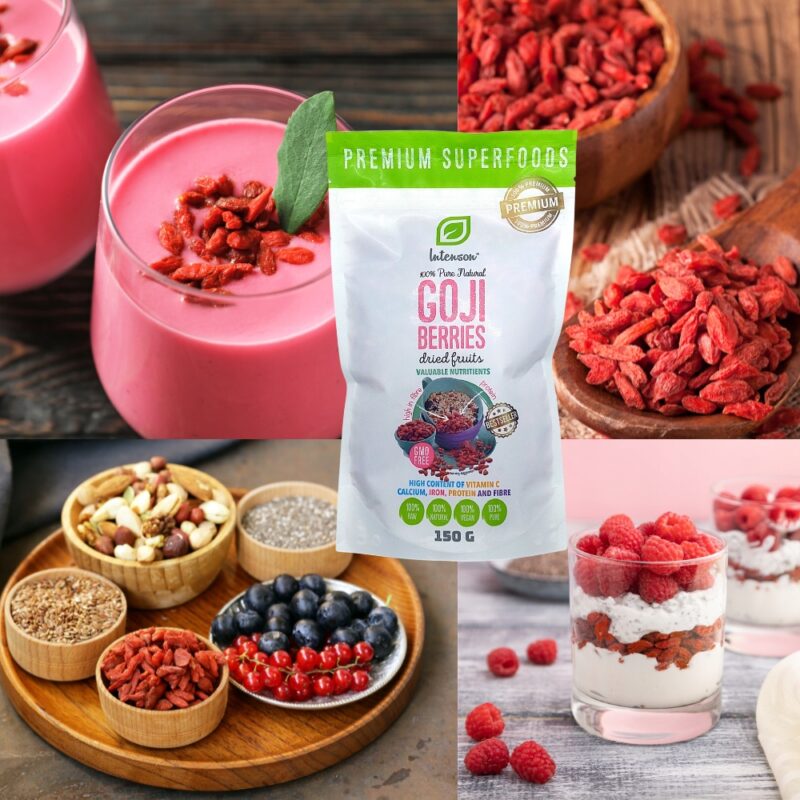 Intenson Jagody goji suszone 150g Superfoods - obrazek 3