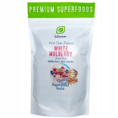 Morwa biała Intenson 150 g Suszone owoce, Naturalna przekąska