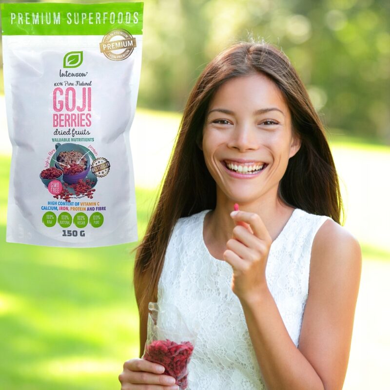 Intenson Jagody goji suszone 150g Superfoods - obrazek 2