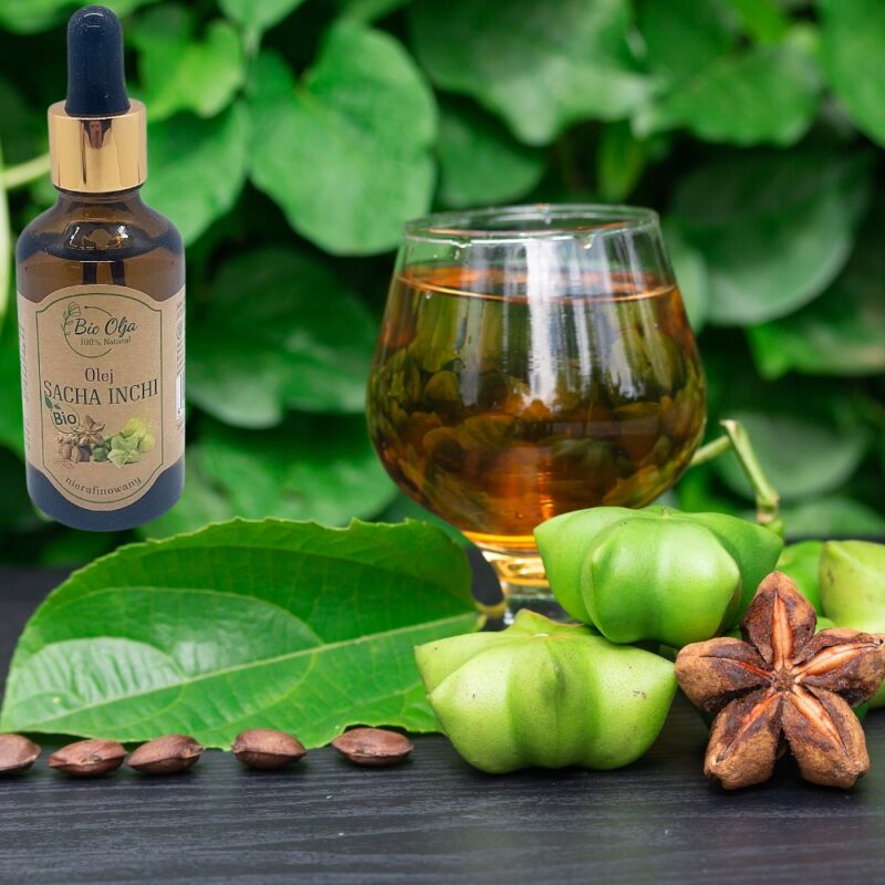 BioOlja Olej Sacha Inchi BIO Nierafinowany Tłoczony na Zimno 50ml - obrazek 5