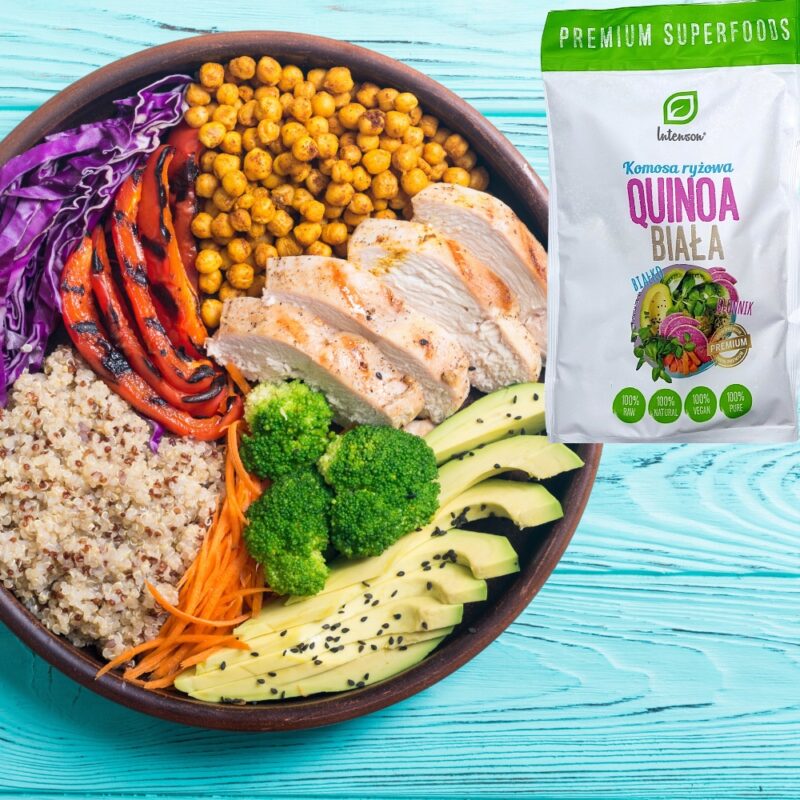 Intenson Quinoa (komosa ryżowa) 0,25 kg Wielofunkcyjny Składnik Żywności - obrazek 3