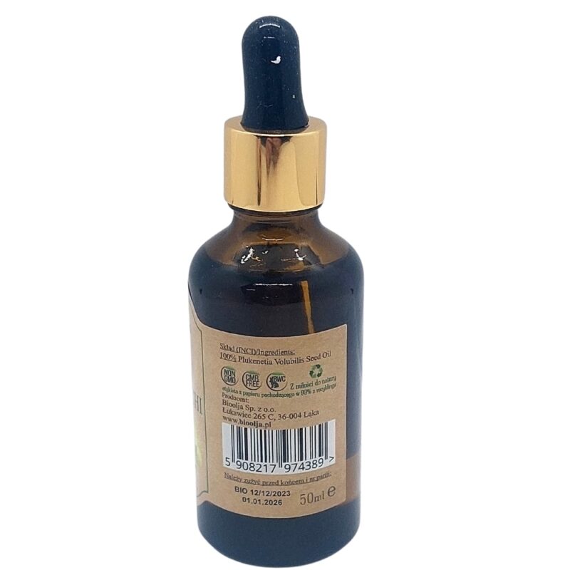 BioOlja Olej Sacha Inchi BIO Nierafinowany Tłoczony na Zimno 50ml - obrazek 7