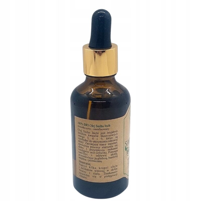 BioOlja Olej Sacha Inchi BIO Nierafinowany Tłoczony na Zimno 50ml - obrazek 6