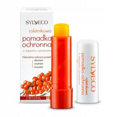 SYLVECO Rokitnikowa pomadka ochronna o zapachu cynamonu Chroni i regeneruje