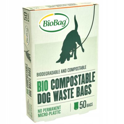 Worki na psie odchody, BioBag Dog 50sztuk - 20x32cm, 100% Biodegradowalne