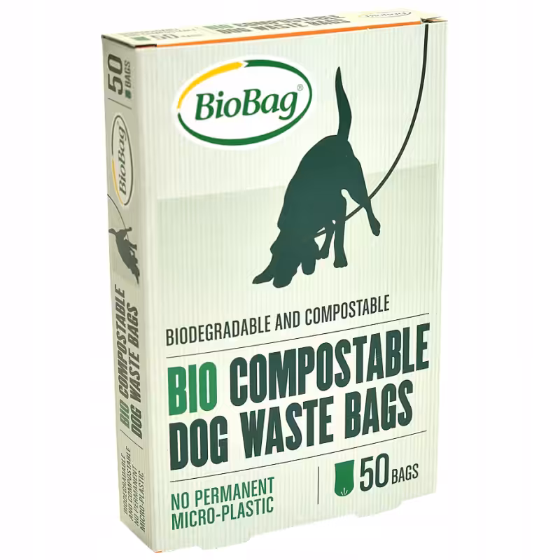 Worki na psie odchody, BioBag Dog 50sztuk - 20x32cm, 100% Biodegradowalne