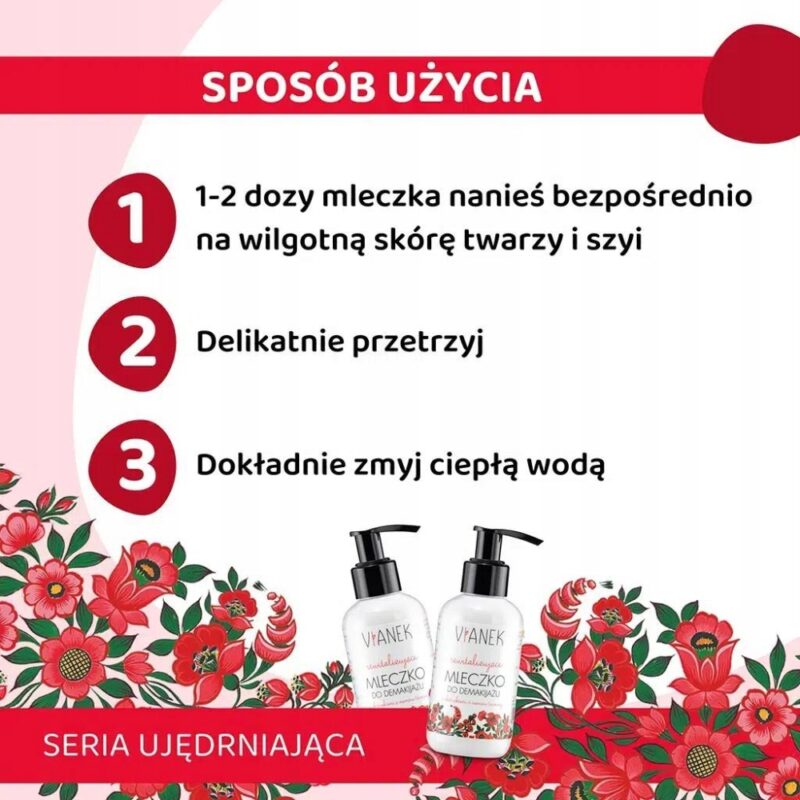VIANEK Rewitalizujące mleczko do demakijażu 150ml Demakijaż cery dojrzałej - obrazek 6