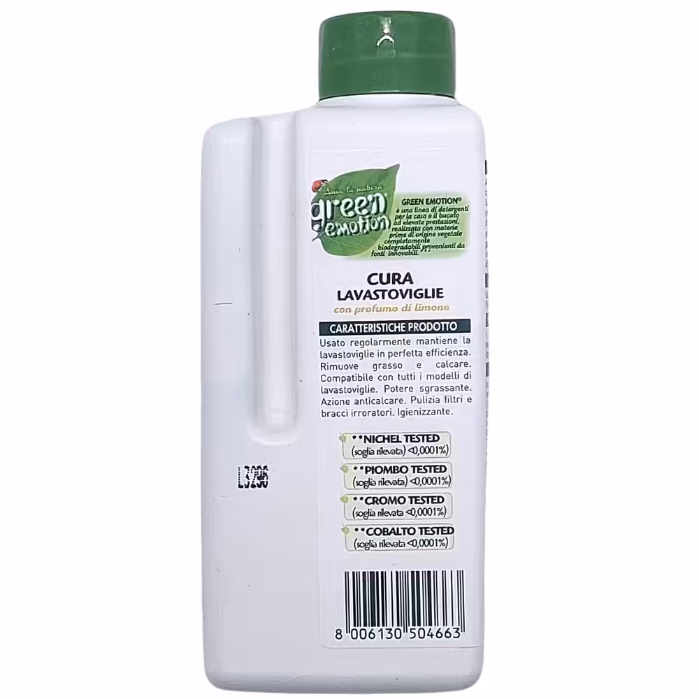 Płyn do czyszczenia zmywarki Green Emotion 250ml Cytrynowy, Wegański - obrazek 4