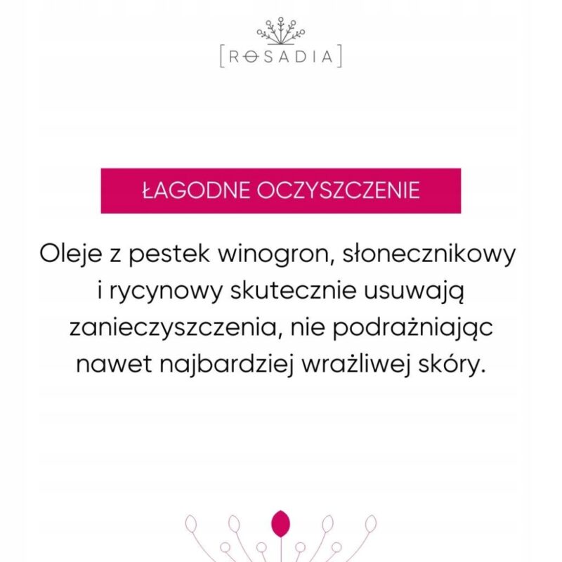 ROSADIA Mleczko do demakijażu 150ml cera wrażliwa Czysta Promienna Skóra - obrazek 7