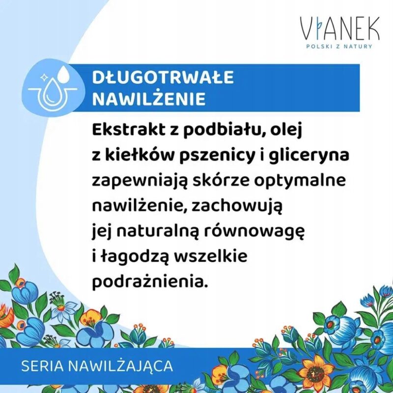 VIANEK Nawilżające mleczko do demakijażu 150ml Cera sucha-atopowa - obrazek 2