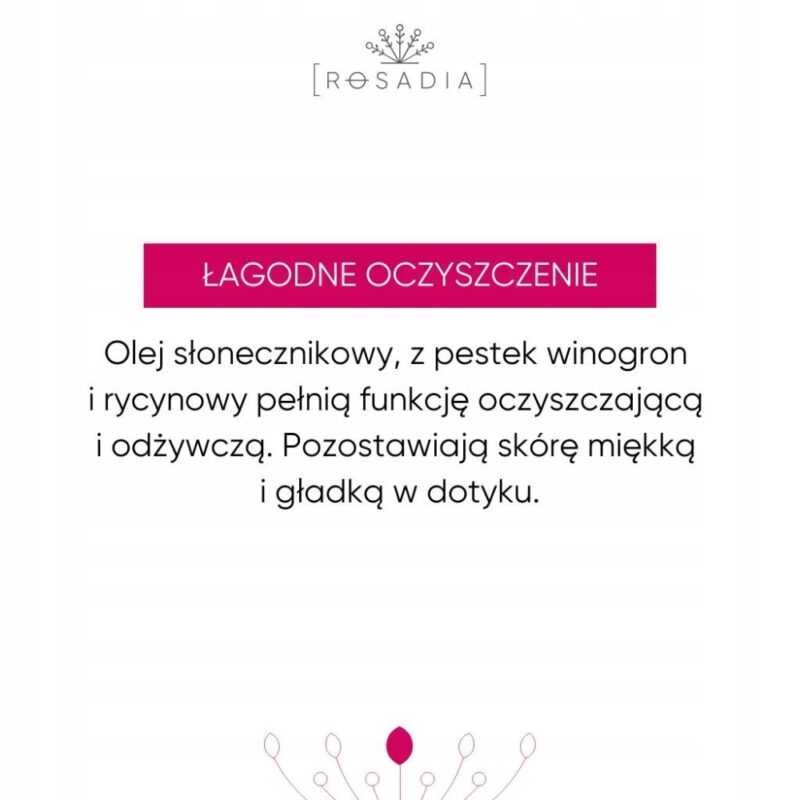 ROSADIA Olejek do demakijażu 150ml oczyszcza nawilża ukaja skóre - obrazek 2