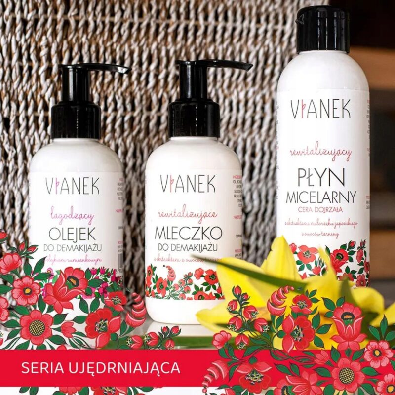 VIANEK Rewitalizujące mleczko do demakijażu 150ml Demakijaż cery dojrzałej - obrazek 2