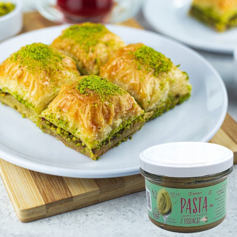 Pasta KruKam z pistacji z solą himalajską 150g Idealna do słodkich kreacji - obrazek 3