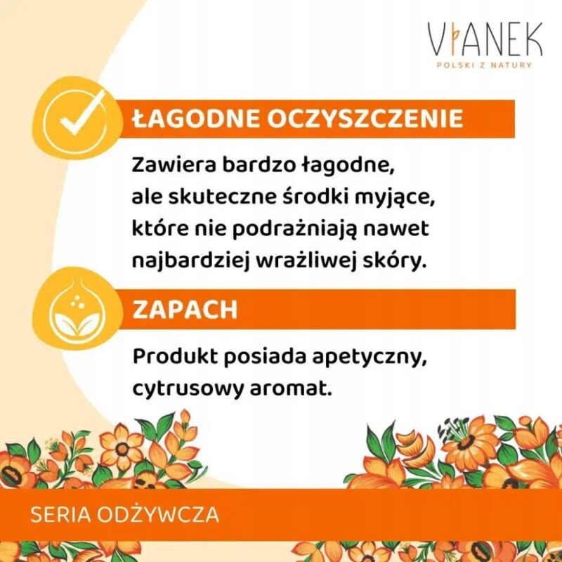 VIANEK Odżywczy żel pod prysznic 300ml - odpowiedni dla kobiet w ciąży - obrazek 3