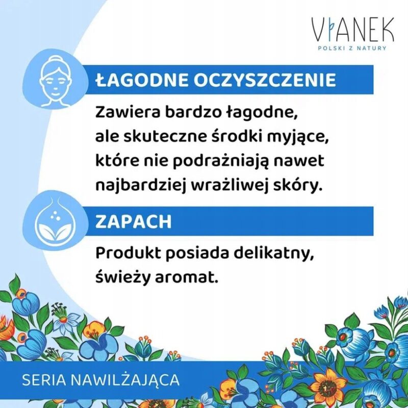 VIANEK Nawilżające mleczko do demakijażu 150ml Cera sucha-atopowa - obrazek 5