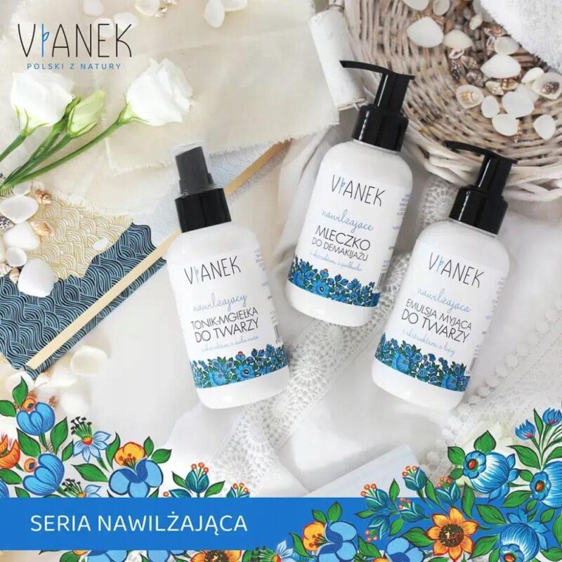 VIANEK Nawilżające mleczko do demakijażu 150ml Cera sucha-atopowa - obrazek 3