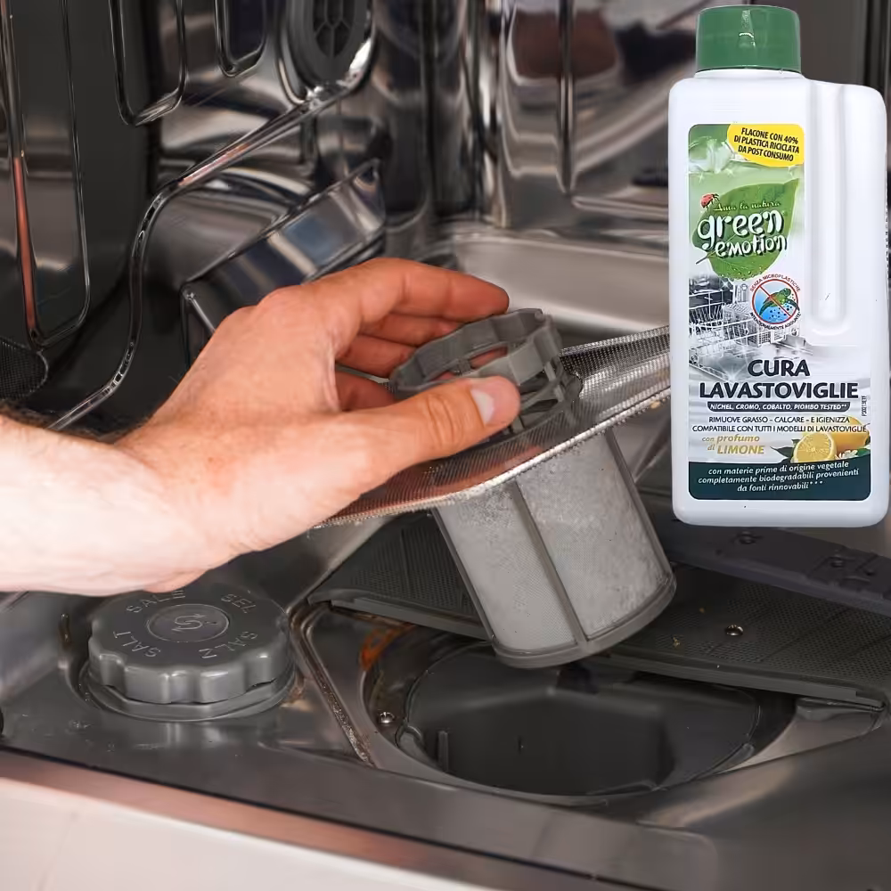 Płyn do czyszczenia zmywarki Green Emotion 250ml Cytrynowy, Wegański - obrazek 2
