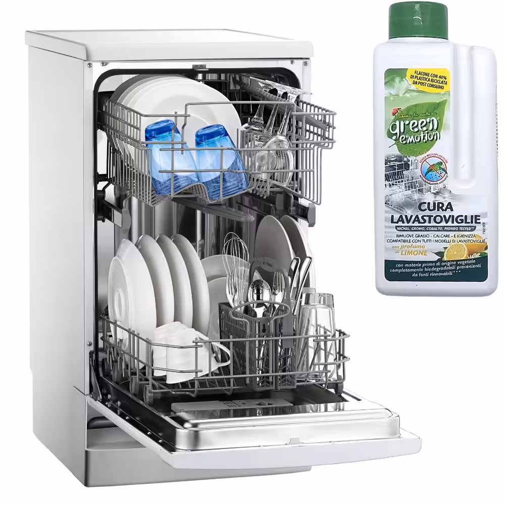 Płyn do czyszczenia zmywarki Green Emotion 250ml Cytrynowy, Wegański - obrazek 3
