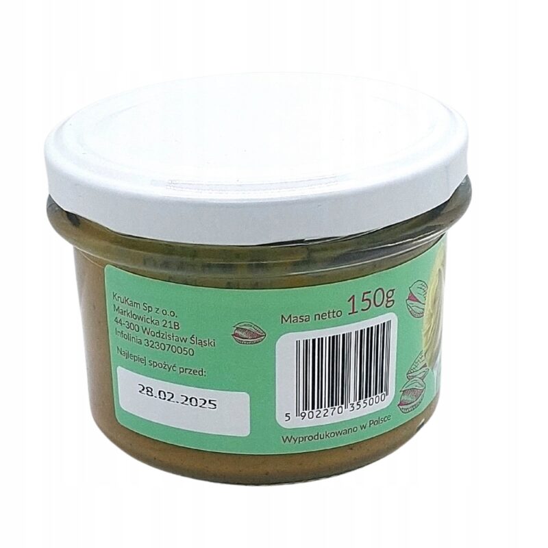 Pasta KruKam z pistacji z solą himalajską 150g Idealna do słodkich kreacji - obrazek 7