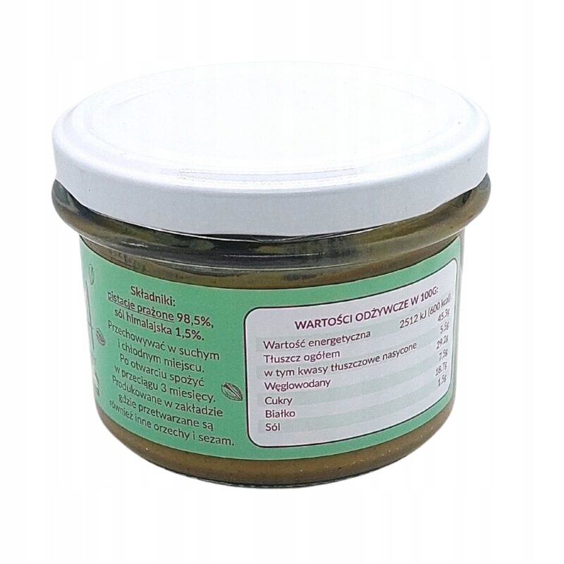 Pasta KruKam z pistacji z solą himalajską 150g Idealna do słodkich kreacji - obrazek 6