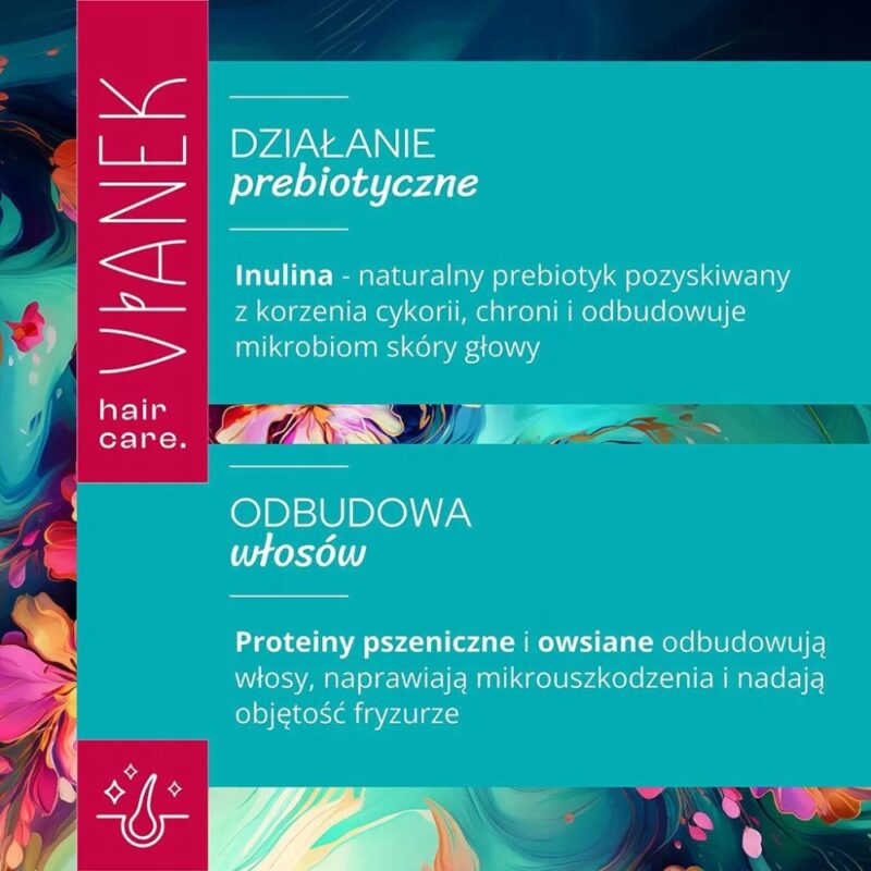 VIANEK Prebiotyczna odżywka proteinowa 300ml Odbudowa i regeneracja włosów - obrazek 6